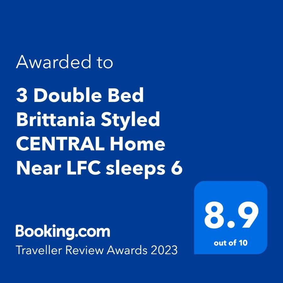 3 Double Bed Brittania Styled Central Home Near Lfc Sleeps 6 With Free Business Super Fast Fibre Broadband Ливерпуль Экстерьер фото